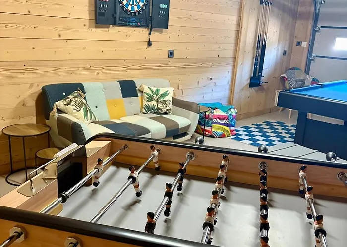 Neuf Et Cosy, Spa, Salle De Jeux, 12p Chalet *